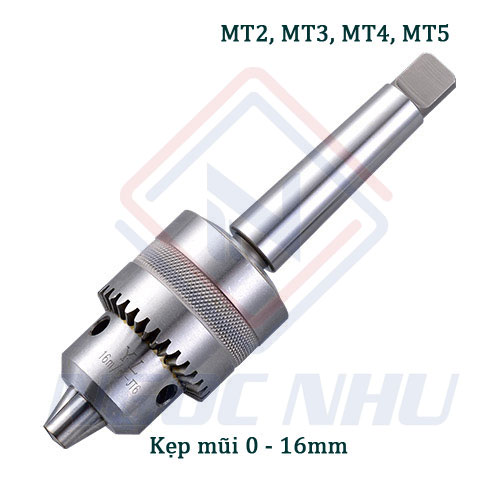 Nhà cung cấp đầu kẹp mũi khoan xoắn 16mm JT6 kèm chuôi côn MT2 MT3 MT4