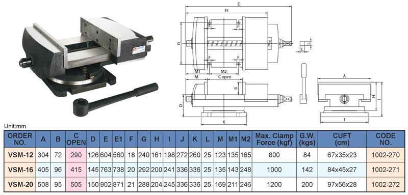 VSM-12 VSM-16 VSM-20