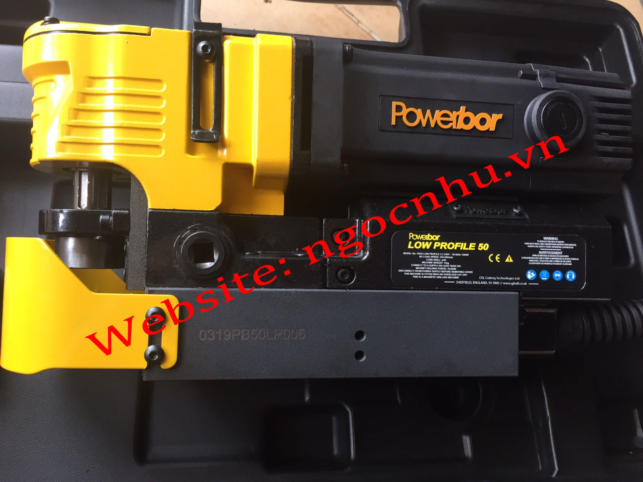 Đại lý cung cấp máy khoan từ mini 50m hiệu Powerbor Model Low Profile 50