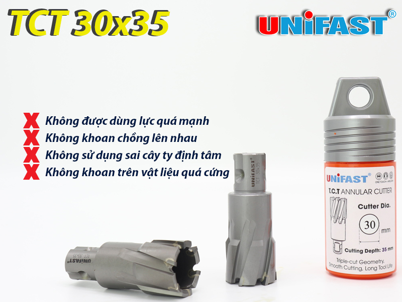 nhà phân phối mũi khoan từ giá rẻ hiệu unifast tại việt nam