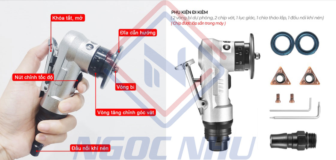 may vat mep kim loai cam tay dung hoi khi nen